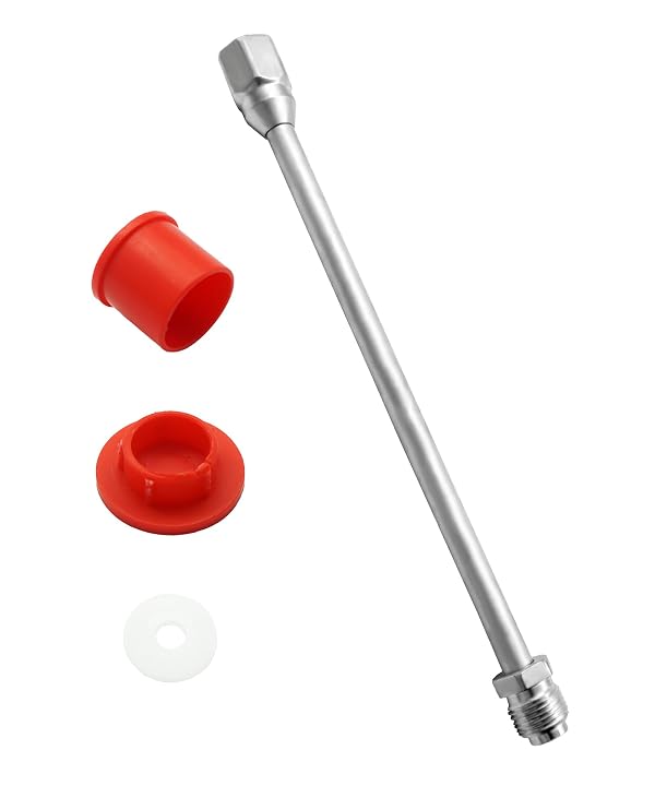 580437 Sprayer Tip Extension Pole Fits for Wagner Control Pro and Titan ControlMax Airless Paint,12 Inch Paint Extension Rod with Red Cap by GIBACAD - Used condition - US$8.52