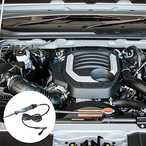 Car Truck Circuit Test Pen, Circuit Tester, 3-70V Dc Digital Automotive Test Light, Heavy Duty Light Tester With Voltmeter Spring Wire (Black(3-70V)) #TOP1