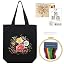 Black Bag with Floral 2