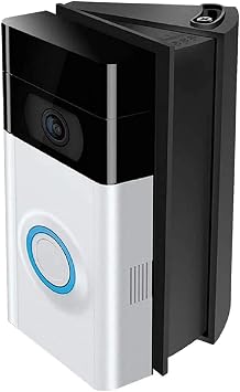 Adjustable Doorbell Angle Mount Compatible with Ring Video Doorbell 2/3/3Plus/4, Replacement Angle Adjustment Adapter Mounting Bracket Wedge Kit