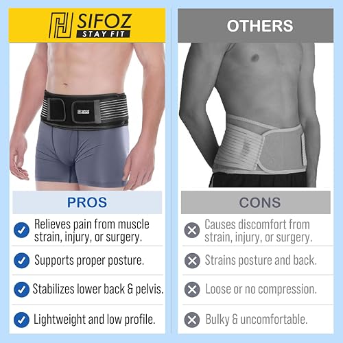 Faja ortopédica lumbar ajustable para dolor ciático miniatura 4