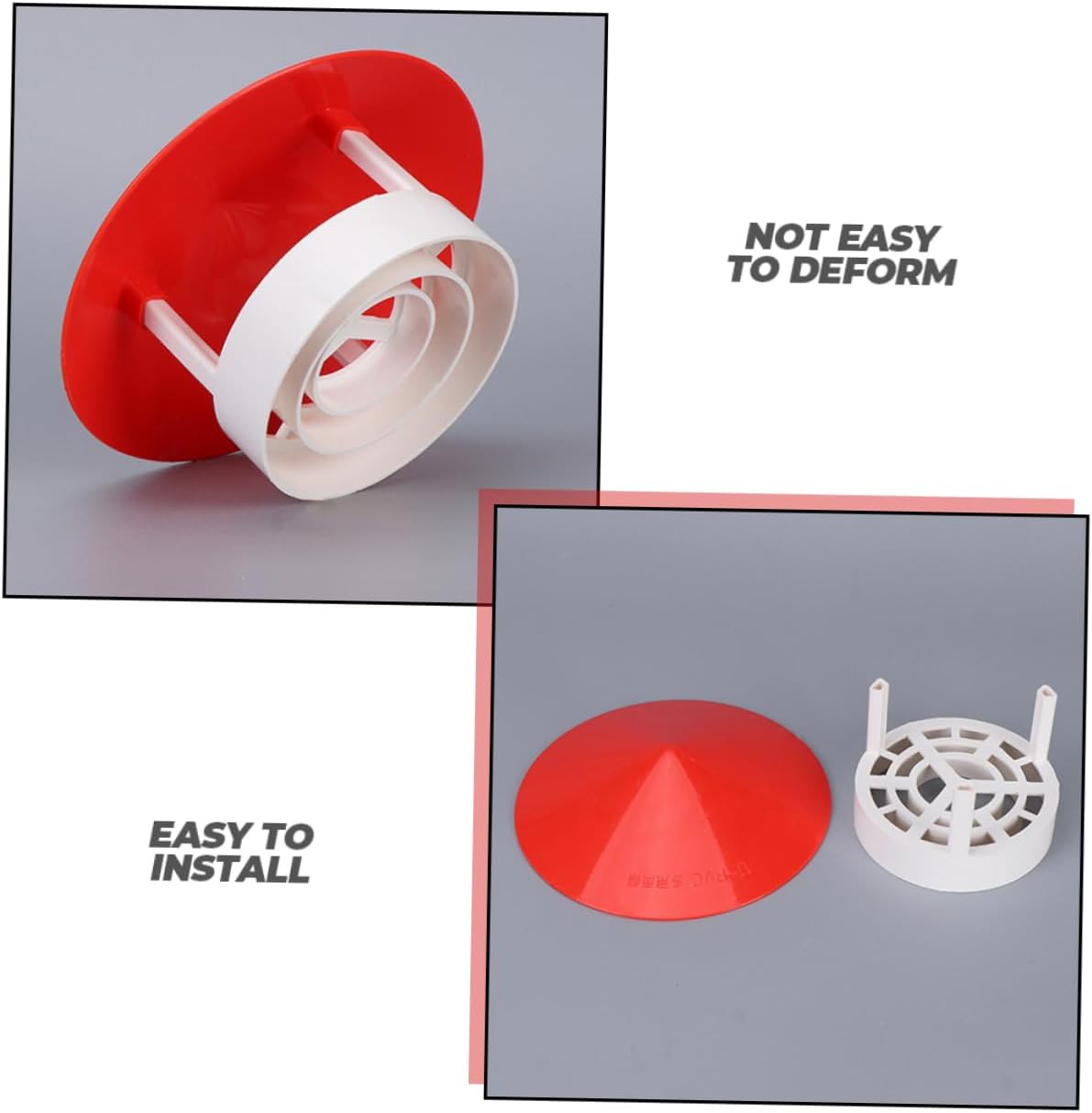 2pcs Rainproof Breathable Hat for Roof Vent Chimney Cap Cover Protective Chimney Cap