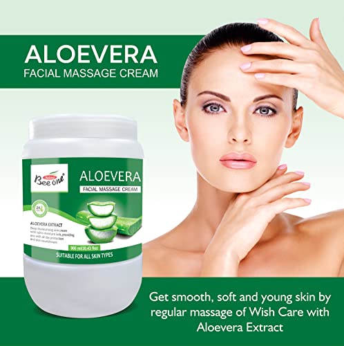 Image of Bee One Aloevera Nourishing Skin Cream 900g for All Skin Types | Provides nourishment and soft skin | with 48hr moisture lock