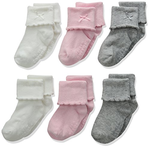 Image of Carter's Baby Girls Girl Folded Cuff Socks (6 Pack)