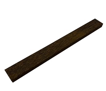 Exotic Wood Zones Rare and Exotic Turning Wood Blanks for Unique and Stunning Woodworking Projects 1" x 1" x 6", Black Palm, 2 Pieces