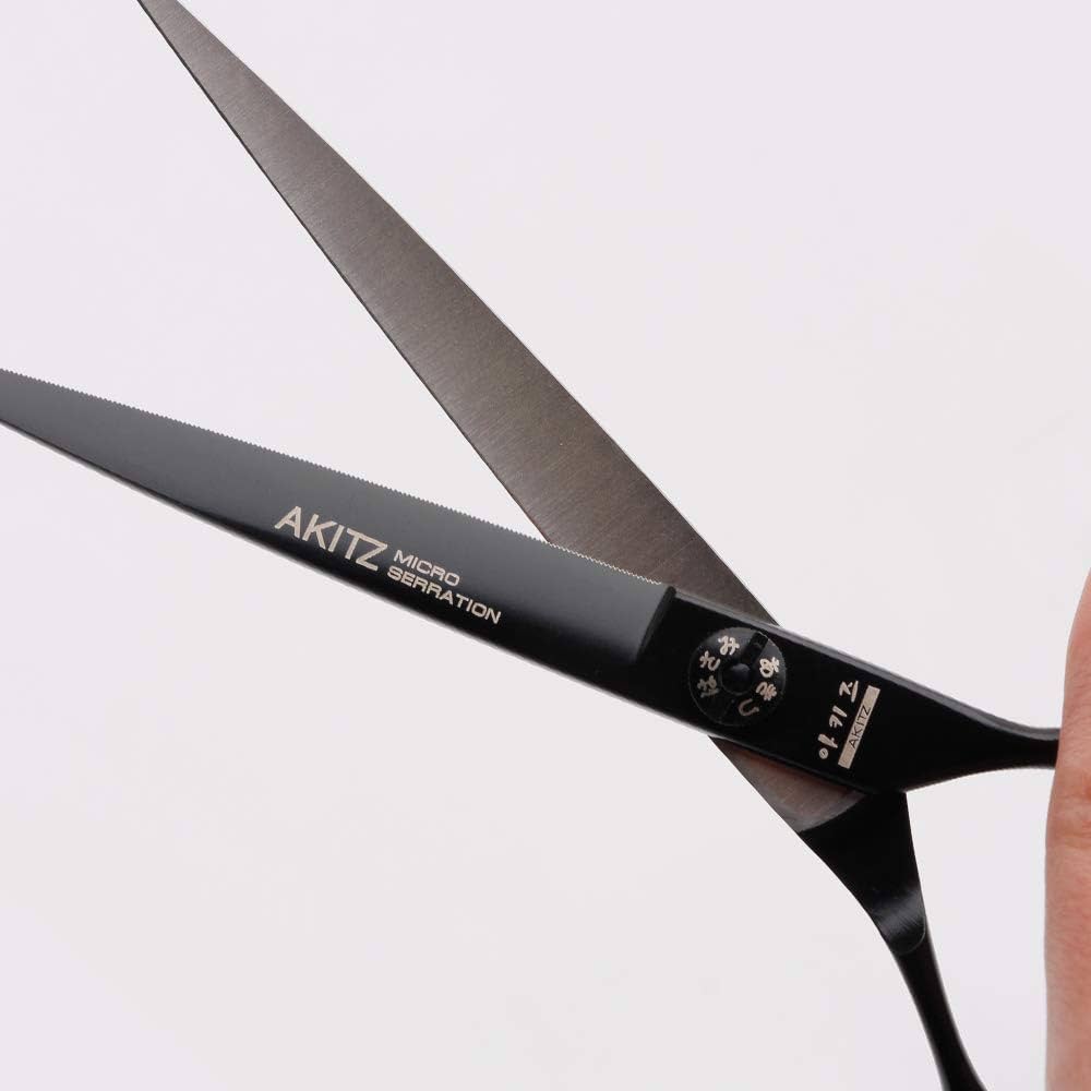 Amazon.co.jp: 滑らないブラックマイクロセットシザーの カットシザー