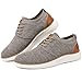 VILOCY Men's Fashion Dress Sneakers Casual Walking Shoes Business Oxfords Comfortable Breathable Lightweight Tennis Zapatos para Hombre Mottled Grey,US11 EU44