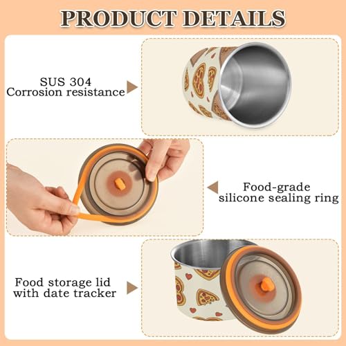 Envase hermético de acero inoxidable Domiking 900 ml miniatura 4