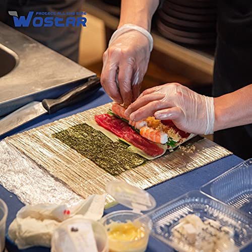 Vinyl Powder Free Gloves Large 3Mil Latex Free Disposable Food Grade Vinyl Gloves,100 Count (Pack Of 1) #TOP1