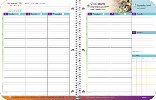 Premier Classic Middle School Student Planner, 8 X 10 Inches, 2018 To 2019 #TOP6
