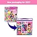 Mega Bloks Juego de construcciones 80 piezas con bolsa ecológica rosa, juguete...