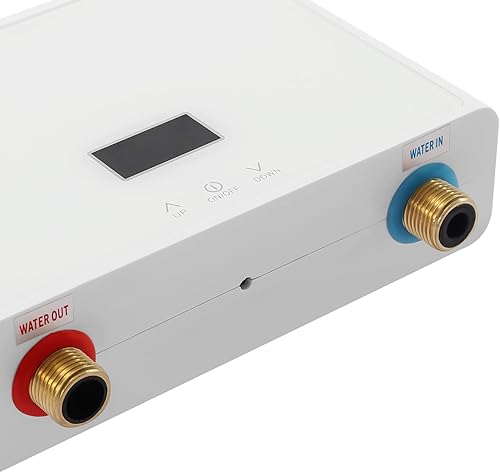Miniatura 4 de Mini calentador de agua eléctrico sin tanque de 4000 W, calentador de agua caliente instantáneo de 110 V, calentador de agua bajo demanda con