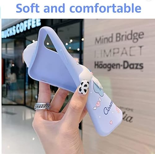 Insvotu Cute Cartoon Phone Cases+Keychain,Funny Cute Protective Case Cover Compatible With Iphone14/14Plus/14Pro/14Pro Max/13/13 Promax/11/11 Pro Max/Xs Max/Xr /12 /12Mini /12Pro/ Pro Max Blue #TOP4
