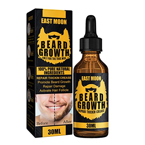 Mibee 30ml Essência de Crescimento de Barba Ingredientes Orgânicos Promovem o Crescimento da Barba R