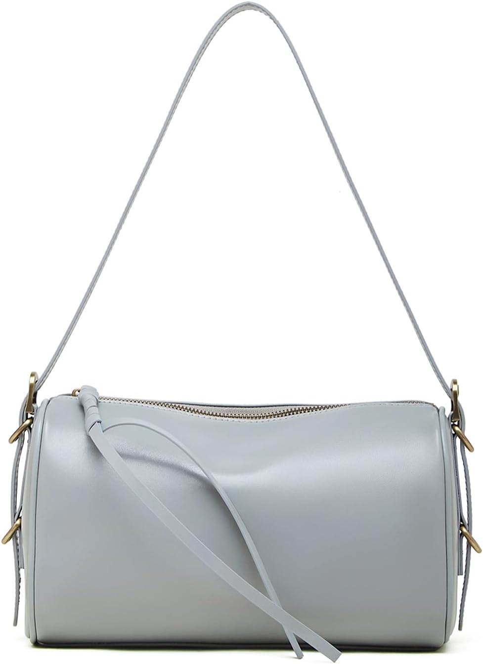Genuine Leather Hobo Crossbody Shouldre Bags for Women | Adjustable Detachable Shoulder Strap, Zip Closure, Nylon Lining, Lightweight, Solid Color for Work Travel Gift Everyday