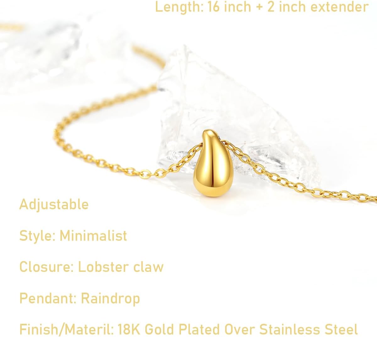 Quietsun Easter Gifts for Her Best Friend Friendship Women Gift Ideas Bestie Birthday Gifts Girls Unique Gold Necklace Jewelry Sentimental BFF Badass Gift Female Long Distance Christmas Valentines Day - Image 6