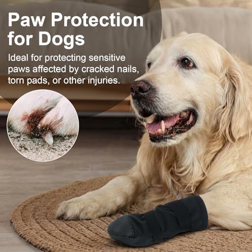 IKIPUKO Dog Recovery Boot for Injured Paw, Non-Slip Booties for Large Dogs