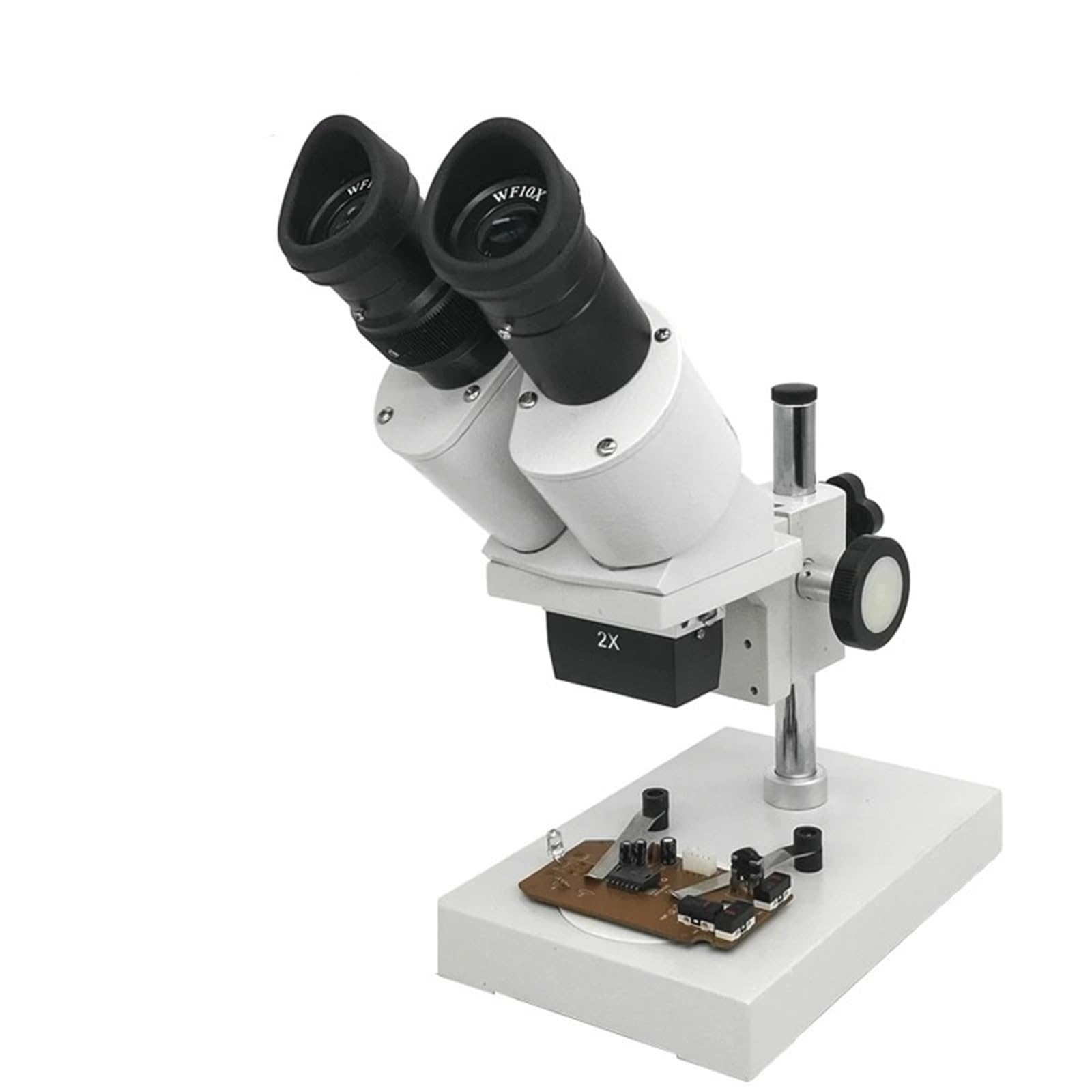 Telescopio Binocular estereoscópico 10X/20X, teleobjetivo Industrial for soldar, Herramienta for Reparar teléfonos Inteligentes Educativo Biológico