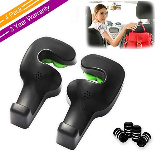 Phovana Car Purse Hook for Car Headrest Hook, Headrest Hooks for Car Hooks
