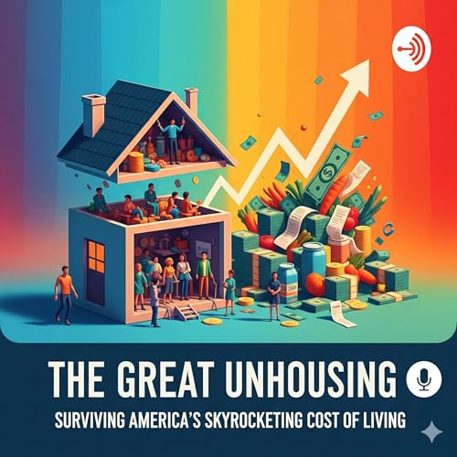 『The Great Unhousing — Surviving America’s Skyrocketing Cost of Living』のカバーアート