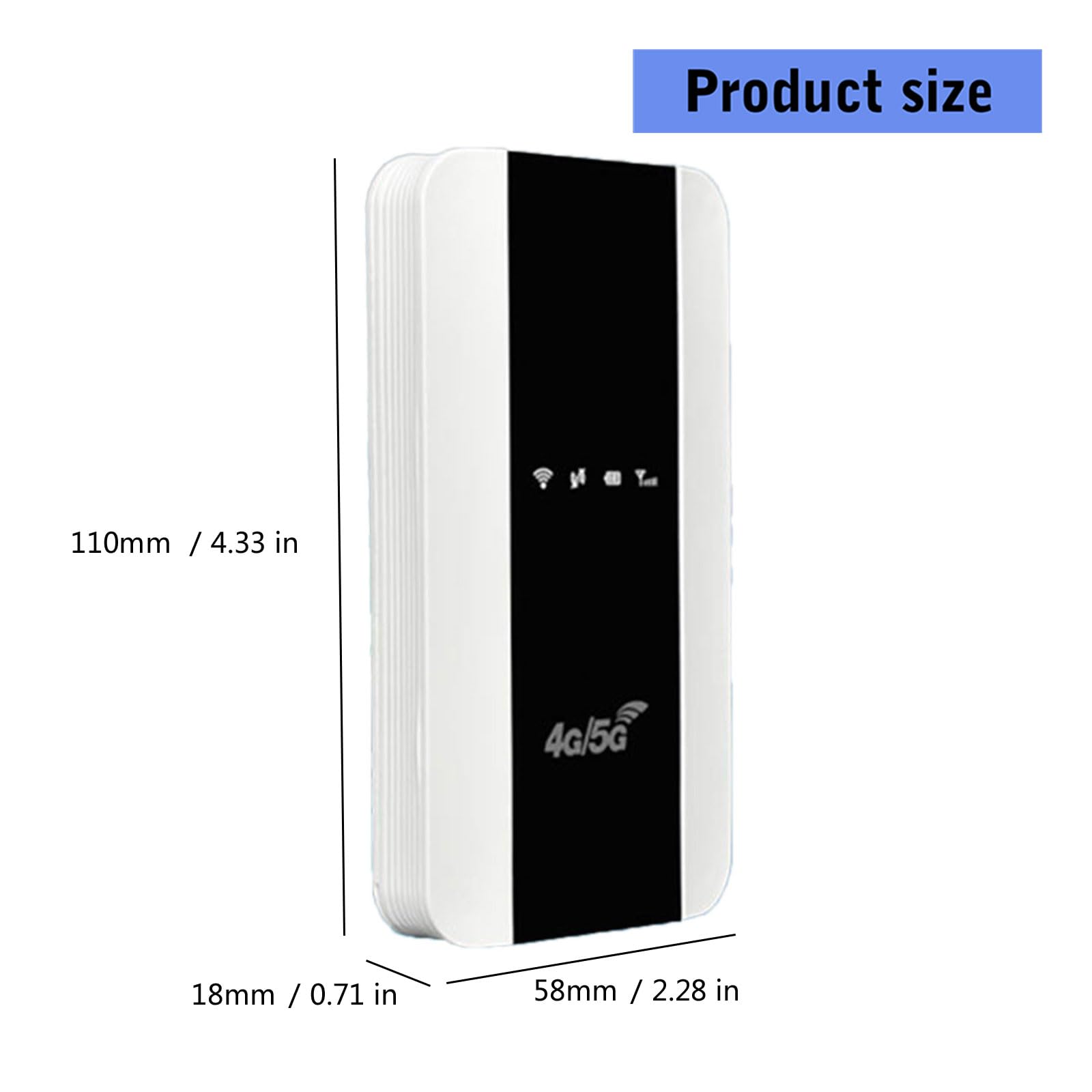 COOLHOOD Router di viaggio per Europa Asia Regioni Dispositivo multiplo Materiali ABS Router Batteria Estesa UE Asia Portatile WiFi
