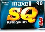 musikkassetten shop  Audiokassetten 3er Pack MAXELL SQ SUPER Quality TYP II Chrome Position