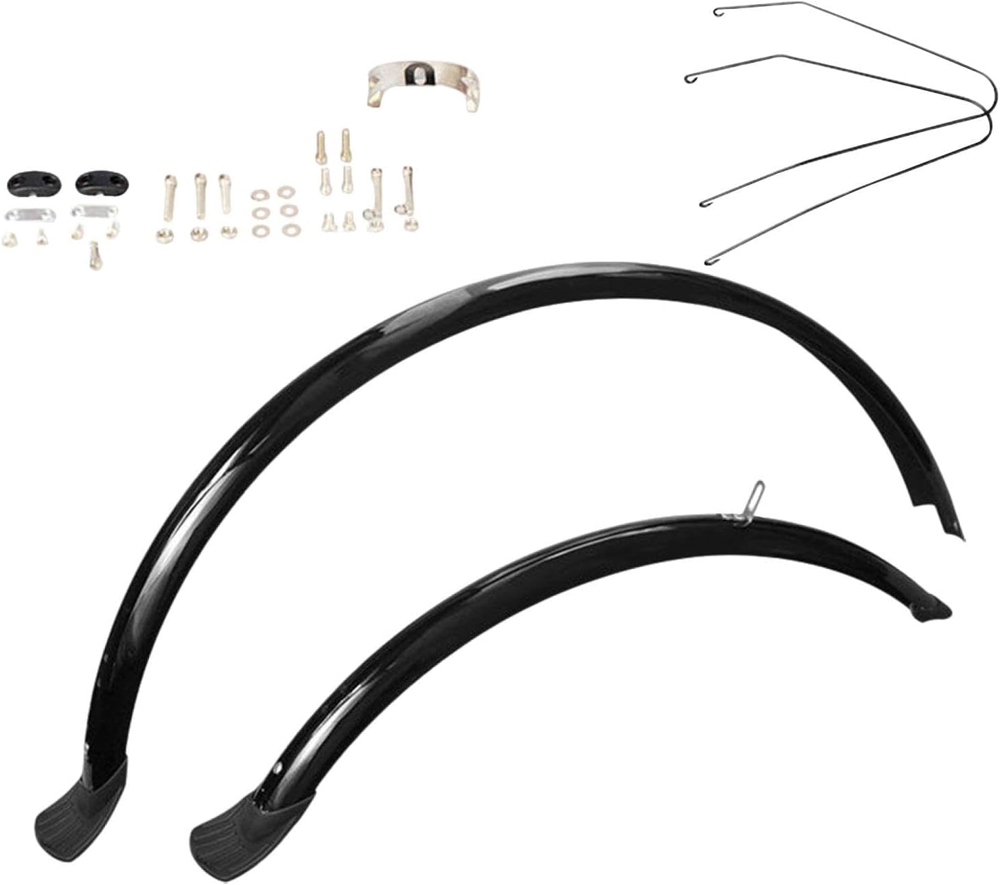 Yiju Bike Fenders Bicycle Mudguard Set,Practical Replacement Spare Parts Lightweight Cycling Accessories for Full Coverage