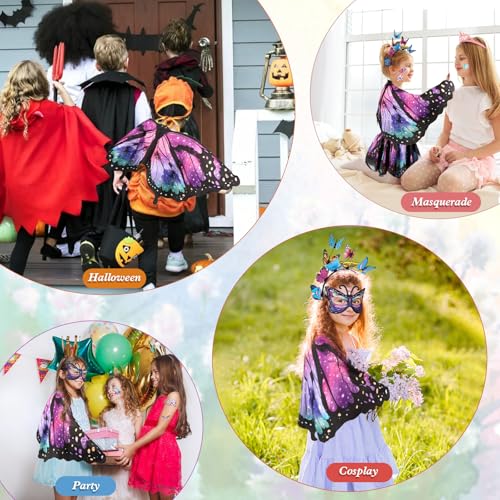 5PCS Disfraz de Mariposa para Niñas miniatura 7