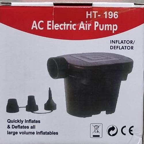HT-196 AC Electric Air Pump, Inflator/Deflator for Large Volume Inflatables