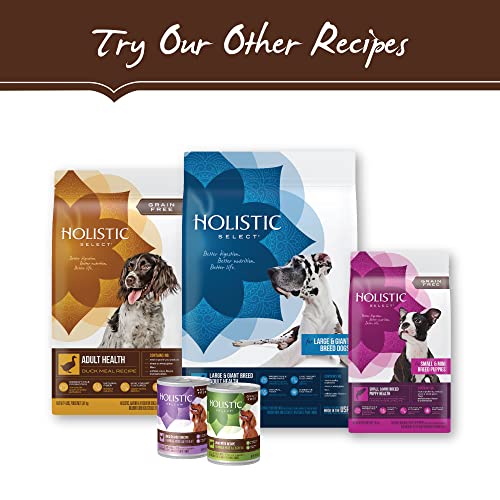 Holistic Select Natural Dry Dog Food, Anchovy & Sardine And Salmon Meal Recipe, 30-Pound Bag, Seafood #TOP6