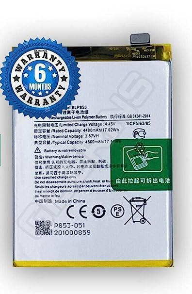 Image of Original BLP853 Battery for Oppo Reno 4 4g 5 pro+ Reno 5 lite Reno 6 pro Battrey with 6 Month Warranty** (CC289)
