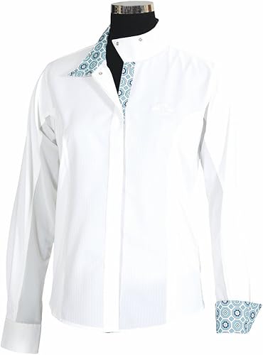 Equine Couture Children's Kelsey Long Sleeve Show Shirt – Kids Equestrian Horse 