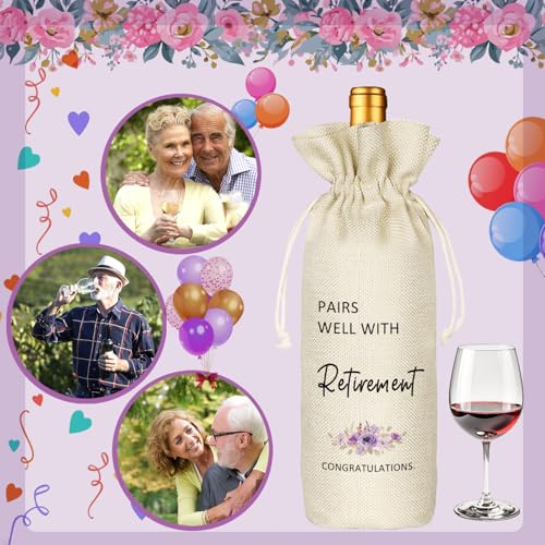 Regalos de jubilación prácticos: bolsa de vino de gran resistencia 5