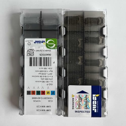 Lames en carbure de tungstène GIMY808 IC20 lot de 10 pièces durables