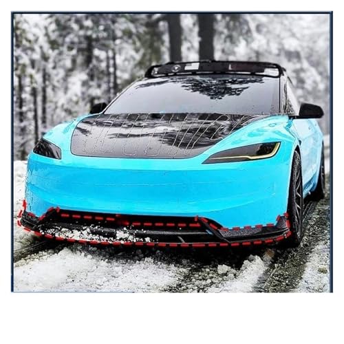 Alerón divisor de parachoques delantero para renovar tu Tesla Model 3 Highland 2024-2025 de carbono 2