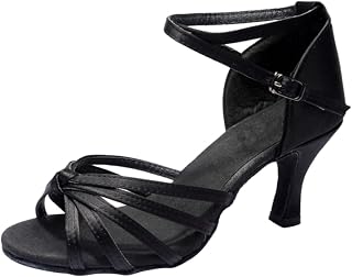 SOIMISS 1 Pair Ballroom Shoes Latin Dancing Shoes Dance Shoes for Women High Heel Shoes Stilettos Open-Toed High Heels Latin Dance Shoes Ding Shoes Golden Indoor Yoga Shoes High Heels