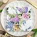 Bringsine 100-ct 13x13 Floral Disposable Paper Luncheon Decoupage Napkins,2-Ply Servilletas Printed Cocktail Napkin for Art,Dinner and Party,Wedding Bridal & Baby Shower Birthday Coastal