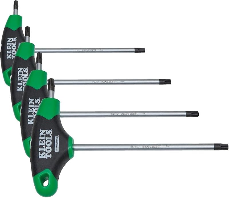 Chave Allen TORX T40 Klein Tools JTH6T40 com cabo em T Journeyman, 15,2 cm, kit com 4 peças