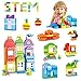 Large Building Blocks, 166 Pcs Kids Building Bricks Set, Educational DIY Classic Toy Bricks, Compatible Blocks Construction Toys, STEM Gift Colorful Toys Building Kit for Kids Toddlers Boys Girls