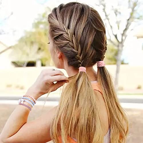 36 Pcs Boho Hair Ties For Women Girls Kids, 6 Style Boho Hair Ties Bracelets Elastic Twist Braided Hair Bands Ponytail Holder For Thick Hair Multi-Color #TOP2