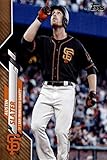 2020 Topps Gold #490 Austin Slater /2020 San Francisco Giants MLB Baseball Trading Card