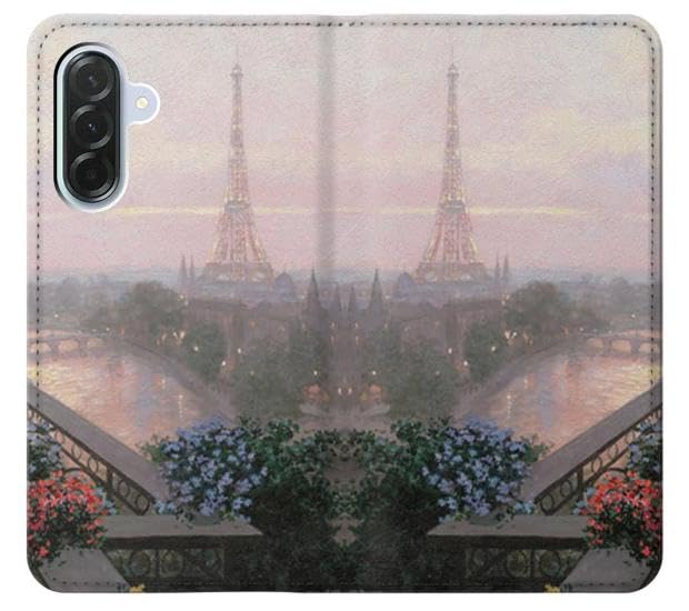 Etui Samsung Galaxy A36 housse flip cuir motif Paris Eiffel - 3