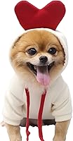 Vista 1 de XIAOYU Ropa para mascotas Sudaderas con capucha para perro, sudadera cálida, abrigo para cachorros, ropa de otoño e invierno con capucha de amor