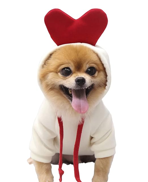 XIAOYU sudadera con capucha para cachorros de perro sudaderas con capucha para gatos ropa para mascotas…