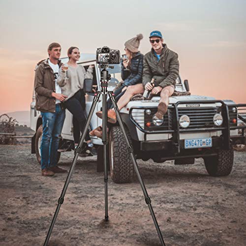 Neewer Carbon Fiber 66 Inches/168 Centimeters Camera Tripod Monopod With 360 Degree Ball Head,1/4 Inch Quick Shoe Plate,Bag For Dslr Camera,Video Camcorder,Load Up To 26.5 Pounds/12 Kilograms #TOP7