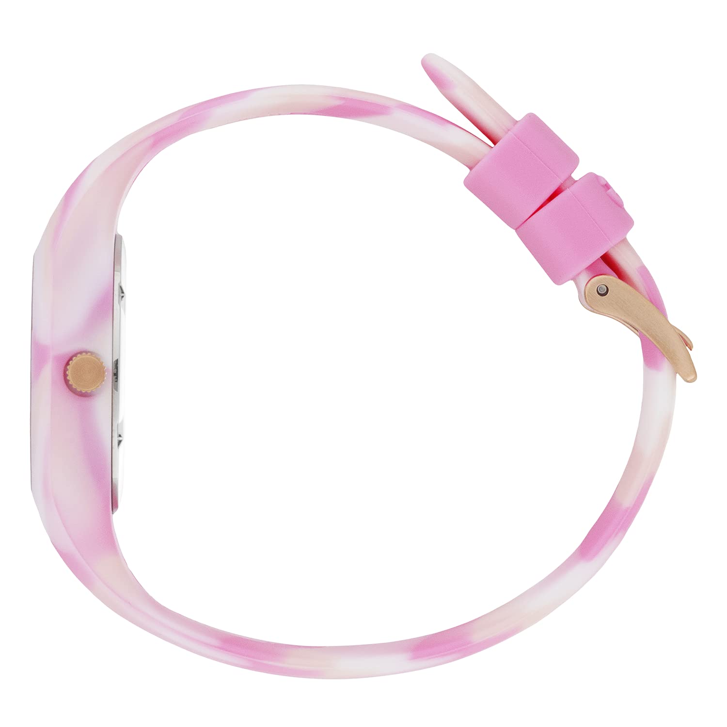 Ice-Watch - ICE tie and dye Pink shades - Rosa Damenuhr mit Silikonarmband - 021011 (Extra small)