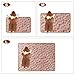 1 Pack 3 Blankets Super Soft Fluffy Premium Fleece Pet Blanket Flannel Paw Printed Throw for Dog Puppy Cat (Small 23x16'', Brown, Pink, White)