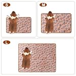 1 Pack 3 Blankets Super Soft Fluffy Premium Fleece Pet Blanket Flannel Paw Printed Throw for Dog Puppy Cat (Small 23x16'', Brown, Pink, White) - Image 4