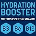 hydrate Electrolyte Liquid Drink Enhancer Drops, Low Sugar, Low Calorie, Natural Flavor Hydration Mix with Essential Vitamins B3 B6 B12 (Glacier Frost (2 Pack))