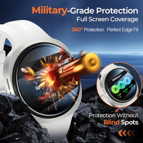 Image of LK 4Pack for Samsung Galaxy Watch 8 / Galaxy Watch 9 40mm Screen Protector | [Max Coverage] Top 9H Tempered Glass Perfectly Fit for Galaxy Watch 8 / 9 Screen Protector 40mm, HD Ultra-thin Easy Install